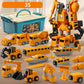 🔥🎁Magnetic Transform Engineering Car Assembled Toys