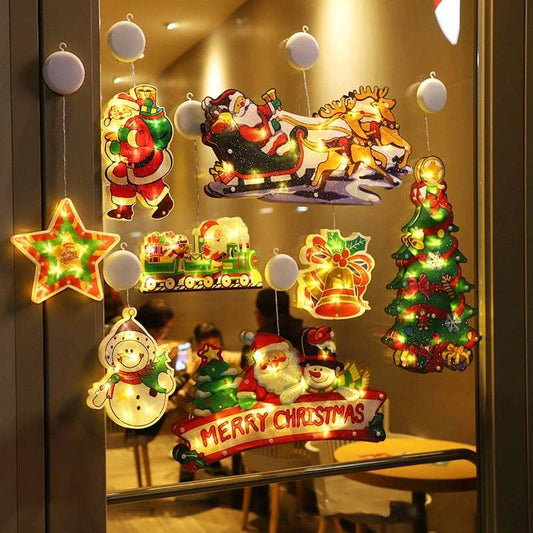 🎄 Early Christmas Sale - 49% Off 🎊 Christmas Window Suction Cup Lights 🎅