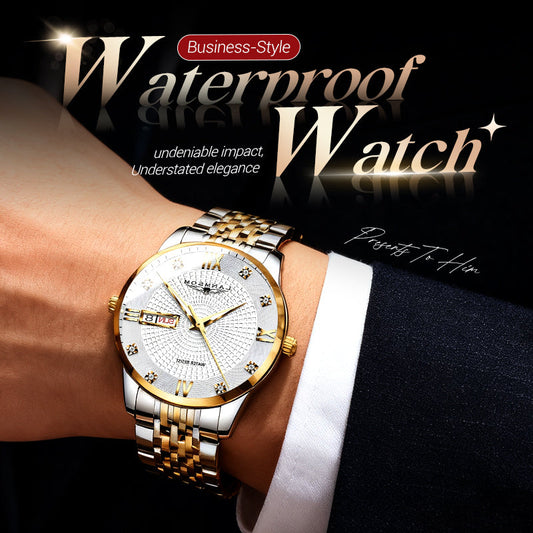 📢Hot Sale 60% OFF🔥Men's Stainless Steel Waterproof Business Watch