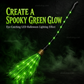 🧙 Animated Witch Broom Halloween Decoration with Lights and Sound