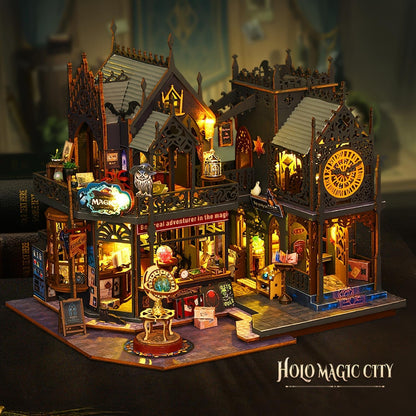 🎉 50% OFF NOW! 🏰 3D Wooden Puzzle DIY Book Nook Kit – Handmade assembly, intricate details & perfect bookshelf décor – Ideal for craft lovers & home display 🎨