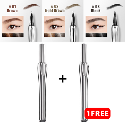 Upgraded Natural Waterproof Eyebrow Pen with Microfine Tip