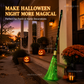 🧙 Animated Witch Broom Halloween Decoration with Lights and Sound