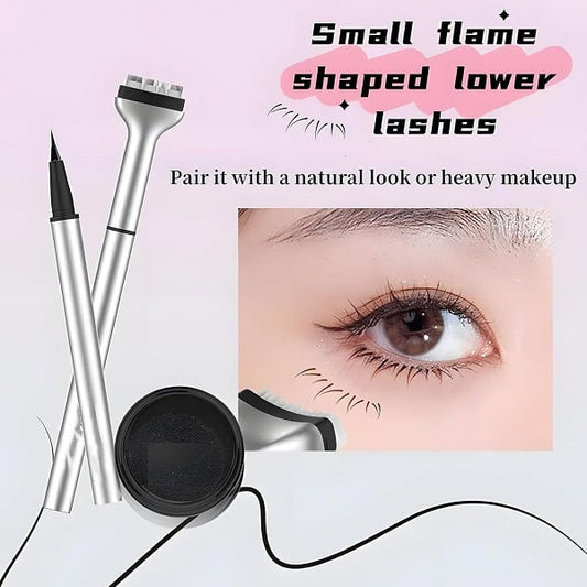 🎉Hot Sale🎉2-in-1 Eyeliner & Lower Eyelash Stamp Set