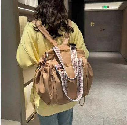 📢📢50% OFF !! ⏰Large Shoulder Bag for Women -– Spacious Work Travel Tote, Fits Laptop, Durable & Comfortable Strap, Secure Drawstring Closure