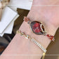 Womne's Colored Zircon Bracelet Watch