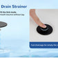 📢📢50% OFF !! ⏰Hibbent Upgraded 3-in-1 Sink Drain Filter, Universal Pop-Up Stopper, Removable Stainless Steel Basket-Shaped Hair Catcher, Sink Stopper for 2.8–5.9 cm, Brass Cartridge, Matte Black