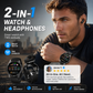 📢📢50% OFF !! ⏰2-in-1 Smartwatch With Built-in Wireless Earbuds 🎧️
