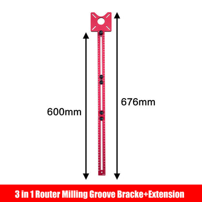 📢📢50% OFF !! ⏰3 in 1 Router Milling Groove Bracke