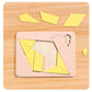Wooden Tangram Board Puzzle Game Montessori Shape Puzzle Sorting Games Toy Colorful Tangram Educational Pattern Toy For Children