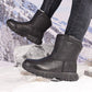 ❄️Winter Hot Sale❄️ Plush Lining Warm Leather Snow Boots