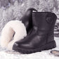 ❄️Winter Hot Sale❄️ Plush Lining Warm Leather Snow Boots