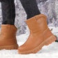 ❄️Winter Hot Sale❄️ Plush Lining Warm Leather Snow Boots