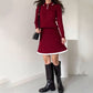 🎄Christmas Offers🎄Knitted Sweater ＆ Short Skirt 2-Piece Set