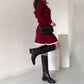 🎄Christmas Offers🎄Knitted Sweater ＆ Short Skirt 2-Piece Set