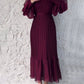 🎅Christmas Hot Sale 30% OFF🔥Sophisticated Long Pleated Dress