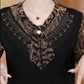 Elegant Thickened Warm Leopard Print Top