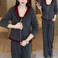 ❄️Winter Specials❄️Women's Trendy Warm Hooded Jacket & Pants (2-Piece Set)