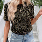 Women's Stylish Loose Round Neck Sequin T-Shirt（50% OFF）