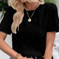 Women's Stylish Loose Round Neck Sequin T-Shirt（50% OFF）