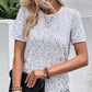 Women's Stylish Loose Round Neck Sequin T-Shirt（50% OFF）