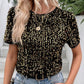 Women's Stylish Loose Round Neck Sequin T-Shirt（50% OFF）