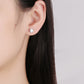 👸Sparkling Moissanite Round Stud Earrings（50% OFF）