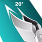 🔥2024 Hot Sale🔥Splashproof 25° Beveled Edge Nail Clippers 3-Piece Set