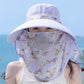 🎉Summer Hot Sale🎉Wide Brim Sun Hat with Face Mask