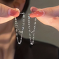 Women's Fashion Double Layer Chain Earrings