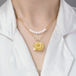 💕New Arrival💕3D Rose & Pearl Double Layered Necklace (2 set suits)