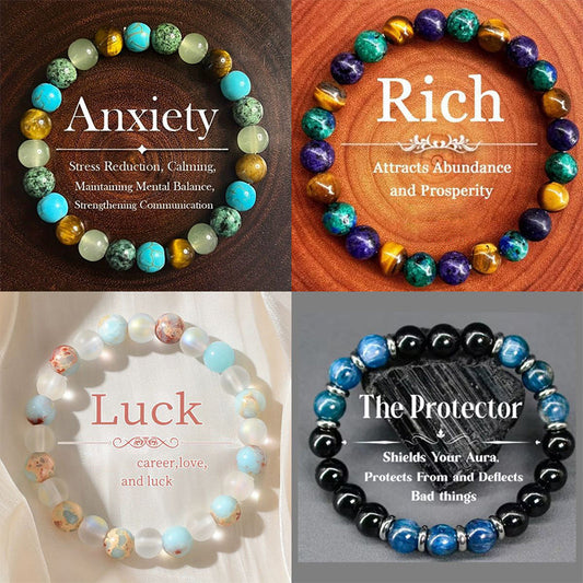 🔥2025 Hot Sale🔥Natural Stone Bead Bracelet