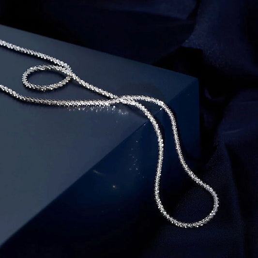 Minimalist Sparkling Thin Chain