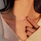 Minimalist Sparkling Thin Chain