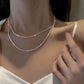 Minimalist Sparkling Thin Chain