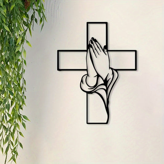 📢Buy 2 Get 1 Free🔥Home Decor Cross with Praying Hands