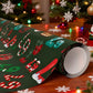 Funny Christmas Number Pattern Wrapping Paper