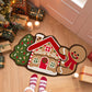 Christmas Gingerbread Man Doormat – Non-Slip & Absorbent