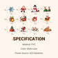 🎄Christmas Hot Sale🎅🏻Luminous Christmas Wall Stickers Set
