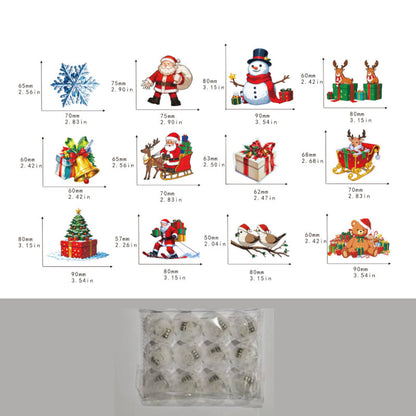 🎄Christmas Hot Sale🎅🏻Luminous Christmas Wall Stickers Set