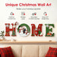 🎄⛄Christmas Wooden Wall Decor Letter Sign - HOME/JOY