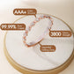Women's Dazzling Heart-Shaped Magnetic Copper Bracelets