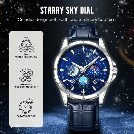 🎄Christmas Sale 60% OFF🔥Men's Luminous Starry Sky Watch
