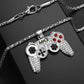 🎄Christmas Sale 60% OFF🔥Rhinestone Arcade Game Controller Necklace