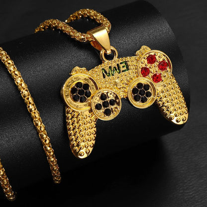🎄Christmas Sale 60% OFF🔥Rhinestone Arcade Game Controller Necklace
