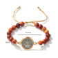 Unisex Adjustable Wooden Beads St Benedict Bracelet (50% OFF)