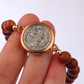 Unisex Adjustable Wooden Beads St Benedict Bracelet (50% OFF)