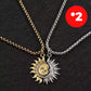 🎁Valentine's Day Gift🔥Sun & Moon Spliced Pendant Necklace Set