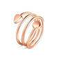 🔥Buy 1 Get 1 Free✨Adjustable Spiral Heart Copper Ring💓💍