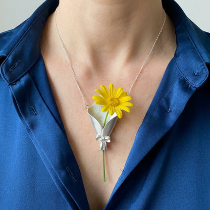 🎁New Arrival 50% OFF💐Flower Bouquet Necklace  – The romantic gift for her 💖🎁【Limited Offer】